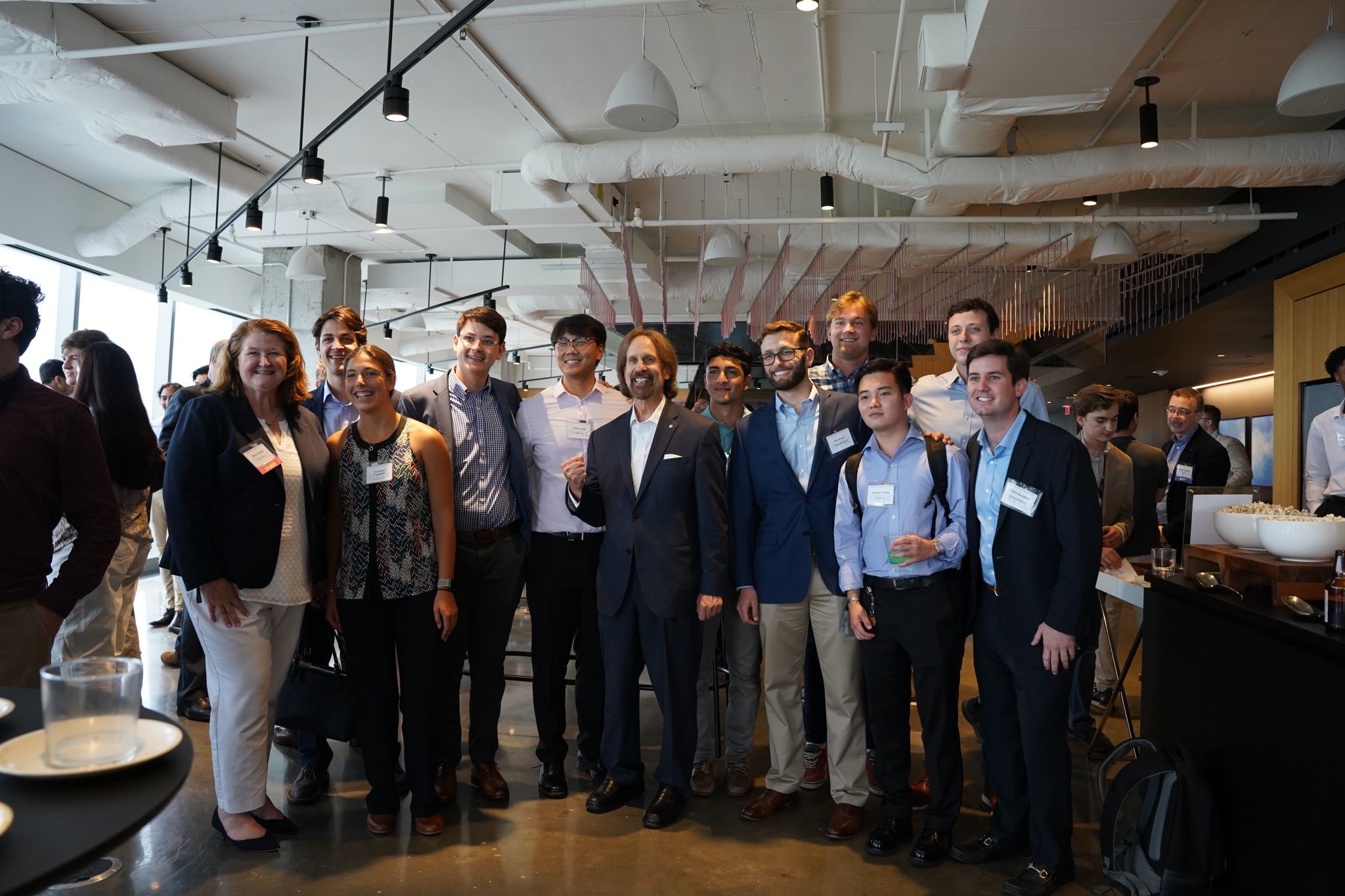 Group of interns and NVTC members at 2022 Intern Reception