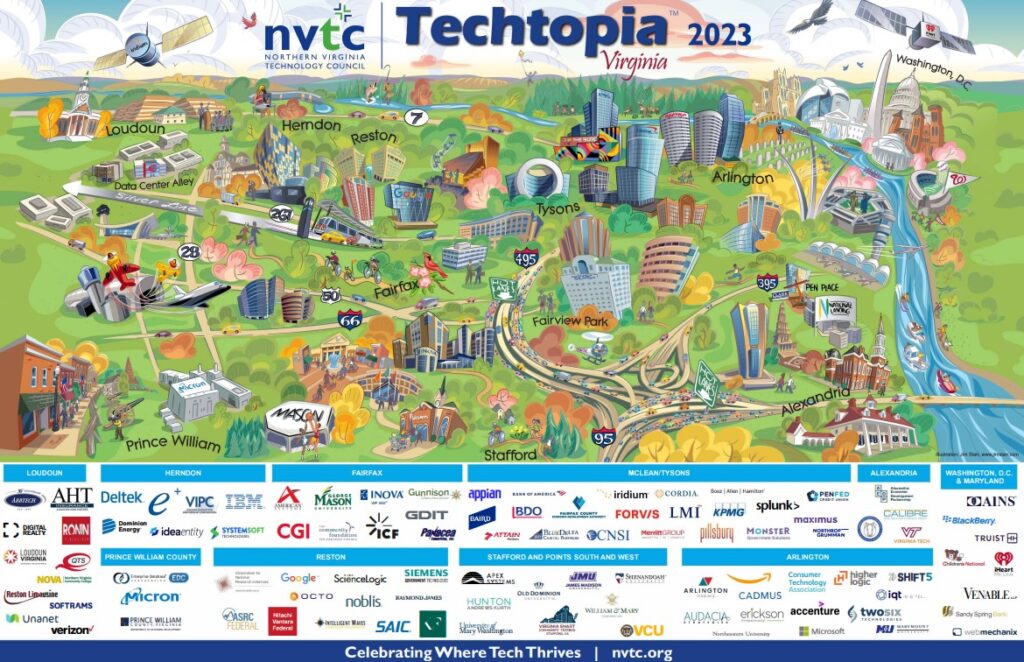 Techtopia Map 2023