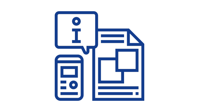 Graphical representation of phone email and information