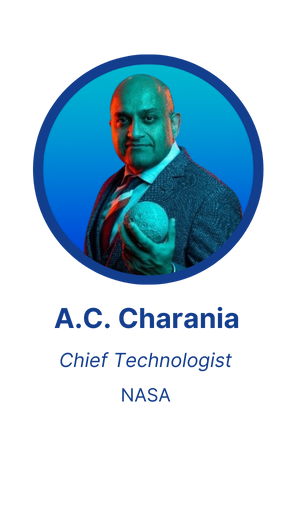 A.C Charania Speaker Graphic