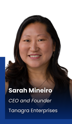 Sarah Mineiro speaker graphic